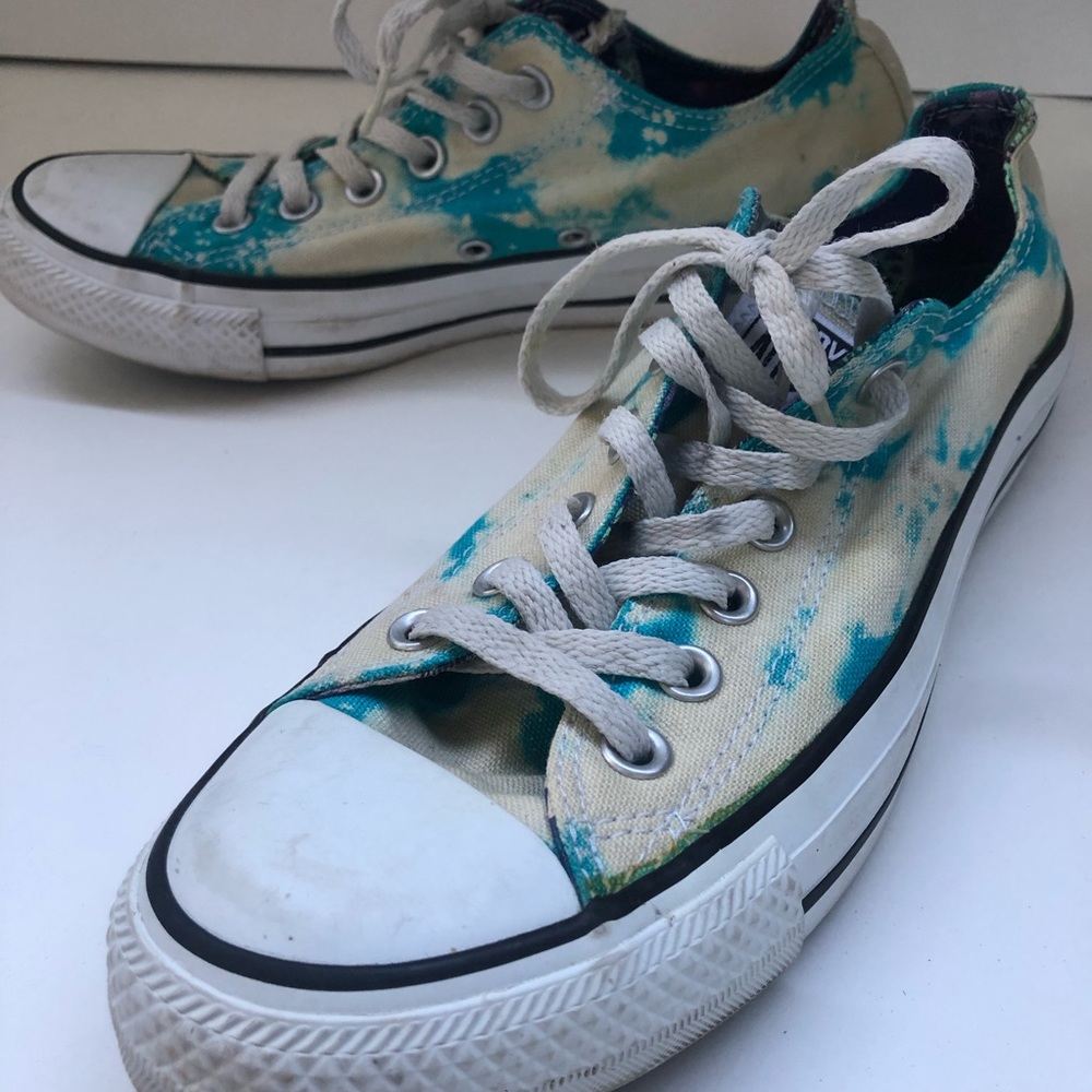 Bleached Converse